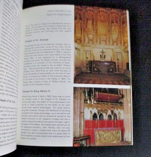 WESTMINSTER ABBEY ENGLAND Paperback Book 63 PAGES 8 X 9.5 INCHES 1990