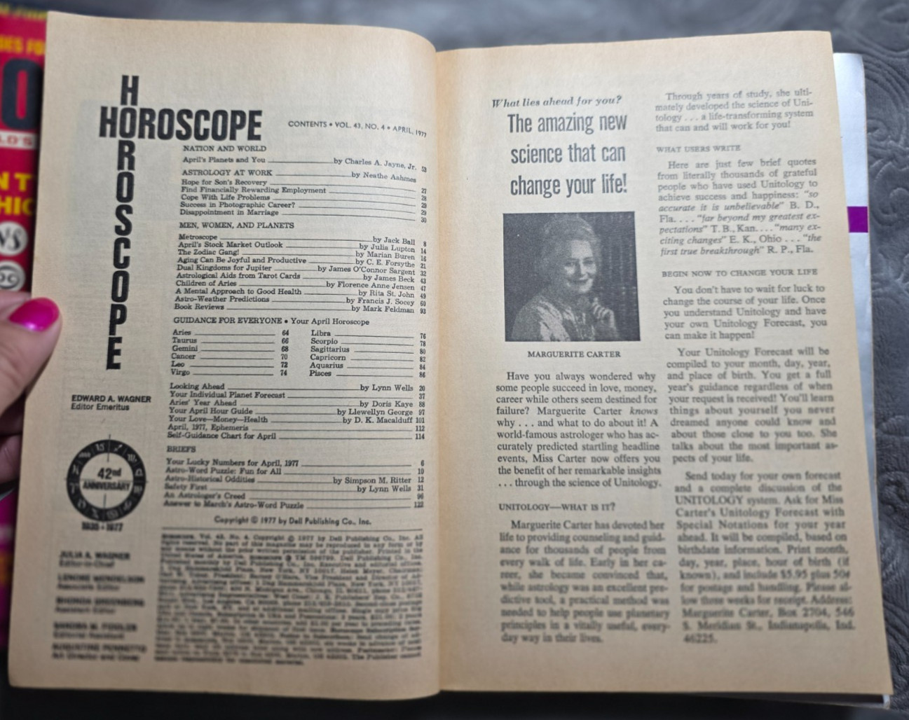 Horoscope & American Astrology 1976-1978 Magazine LOT of 10 Psychic Zodiac Vint.