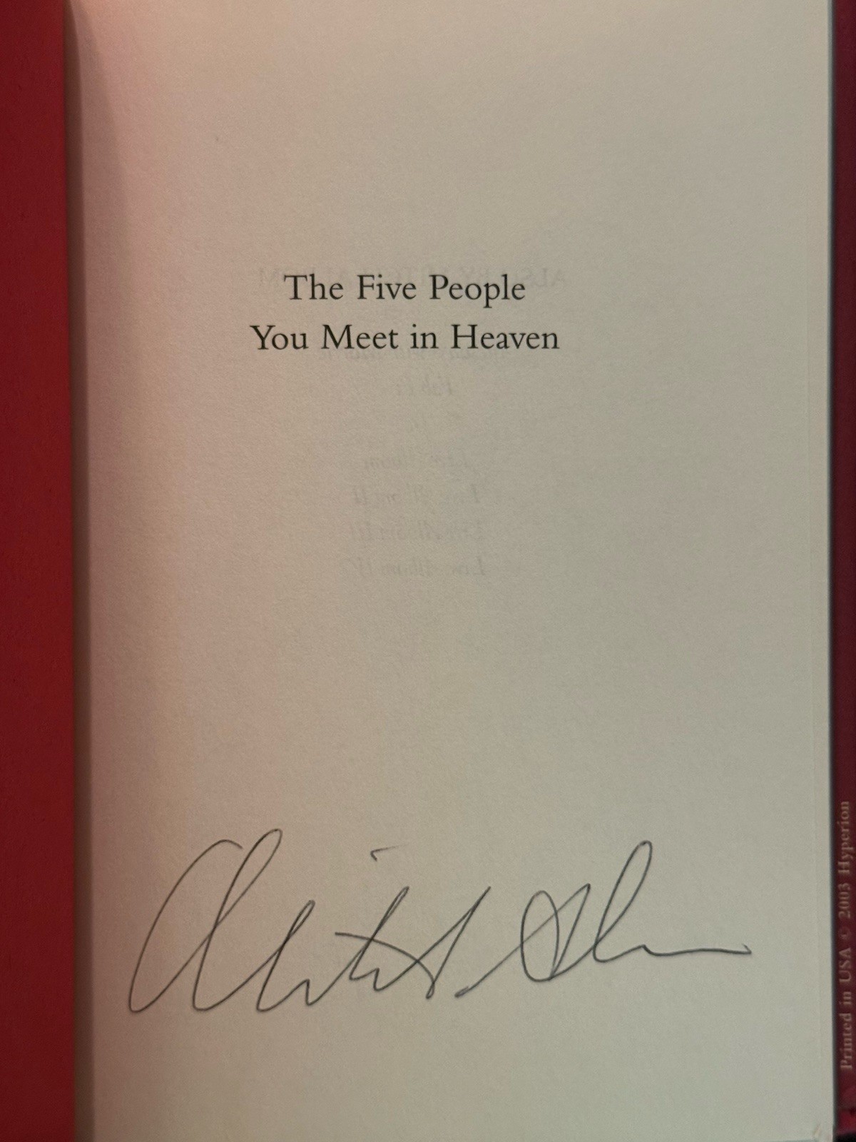 SIGNED Mitch Albom Lot of 5-Tuesdays Morrie, Five People, Time Keeper.. HC DJ VG