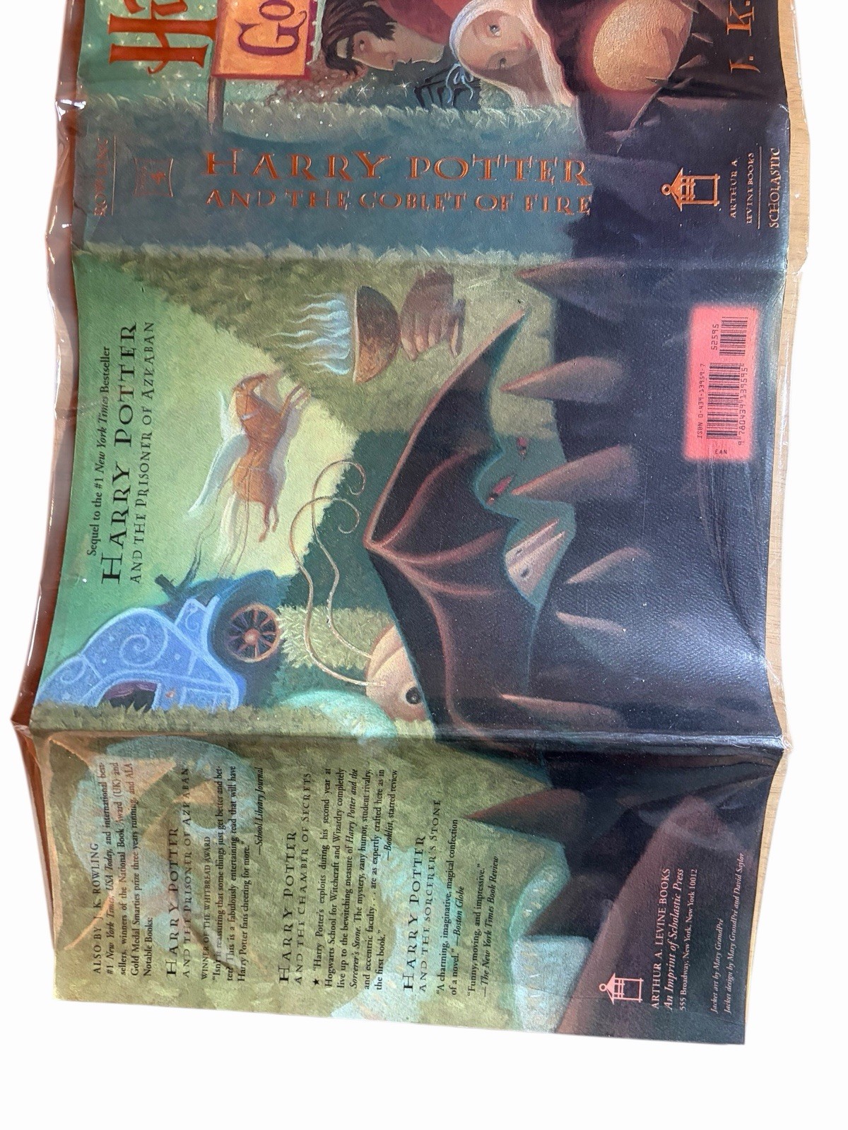 TRUE 1st Ed 1st Printing Harry Potter Goblet of Fire Errors Pg 291 & 667 ~ FINE