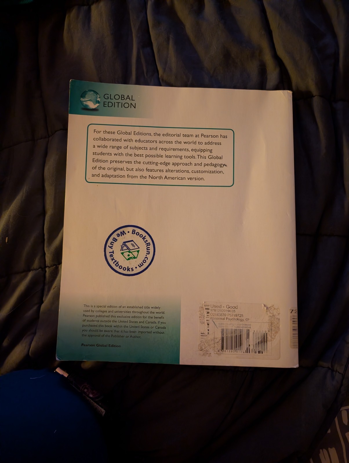 Abnormal Psychology, 8th Edition Textbook Pearson, Thomas Oltmanns, Robert Emery