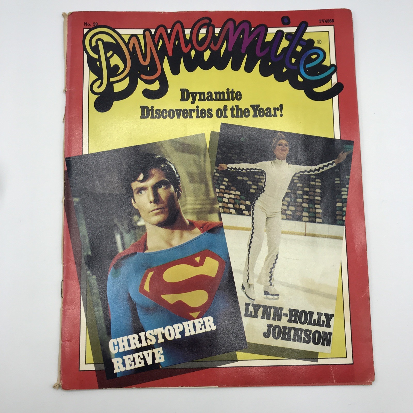1979 Dynamite Magazine Superman Ice Castles with VTG uncut Topps Baseball Cards