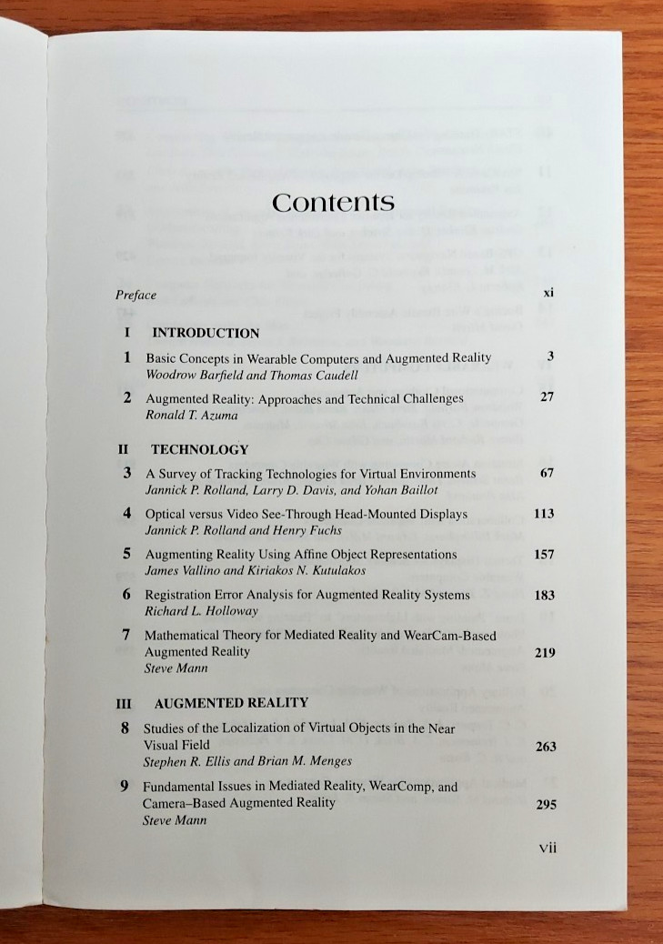 Fundamentals of Wearable Computers and Augmented Reality Woodrow Barfield Book