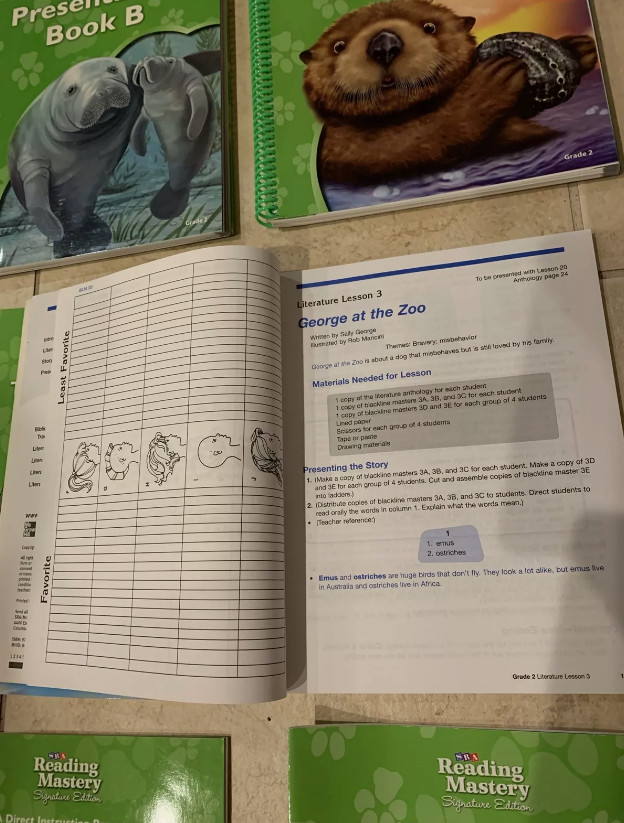 SRA McGraw Hill Reading Mastery Signature Edition Grade 2 Set Teachers Materials
