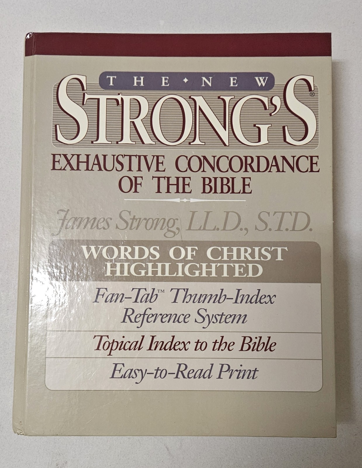 Strong’s Exhaustive Concordance of the Bible (James Strong) 1990 Thumb-Index