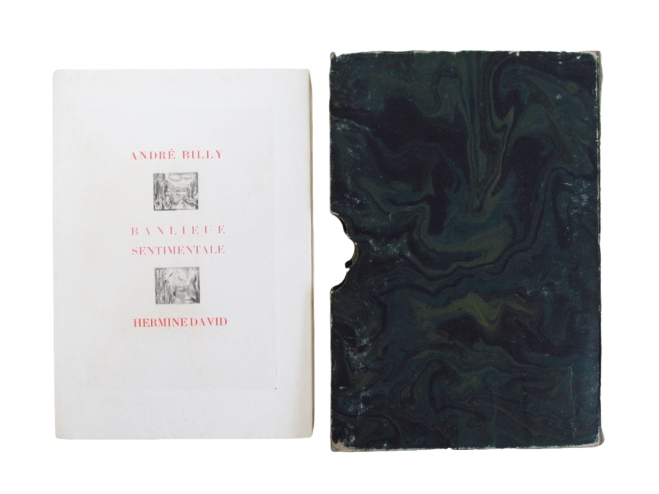 André Billy “Banlieue sentimentale” illustrations by Hermine David 5.9in x 8.6