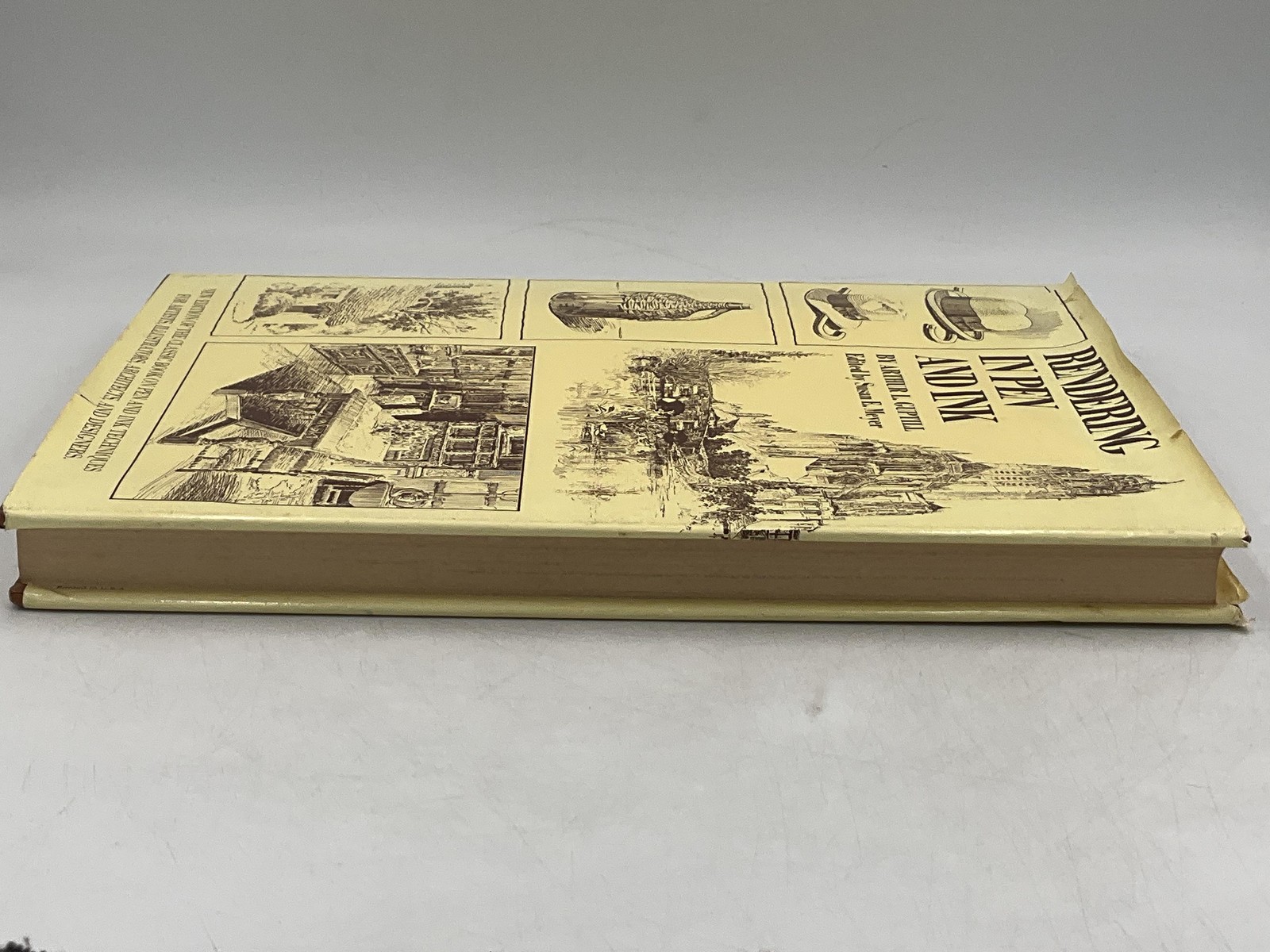 Rendering In Pen And Ink Arthur L. Guptill TSO Hardcover 1976 Dust Jacket