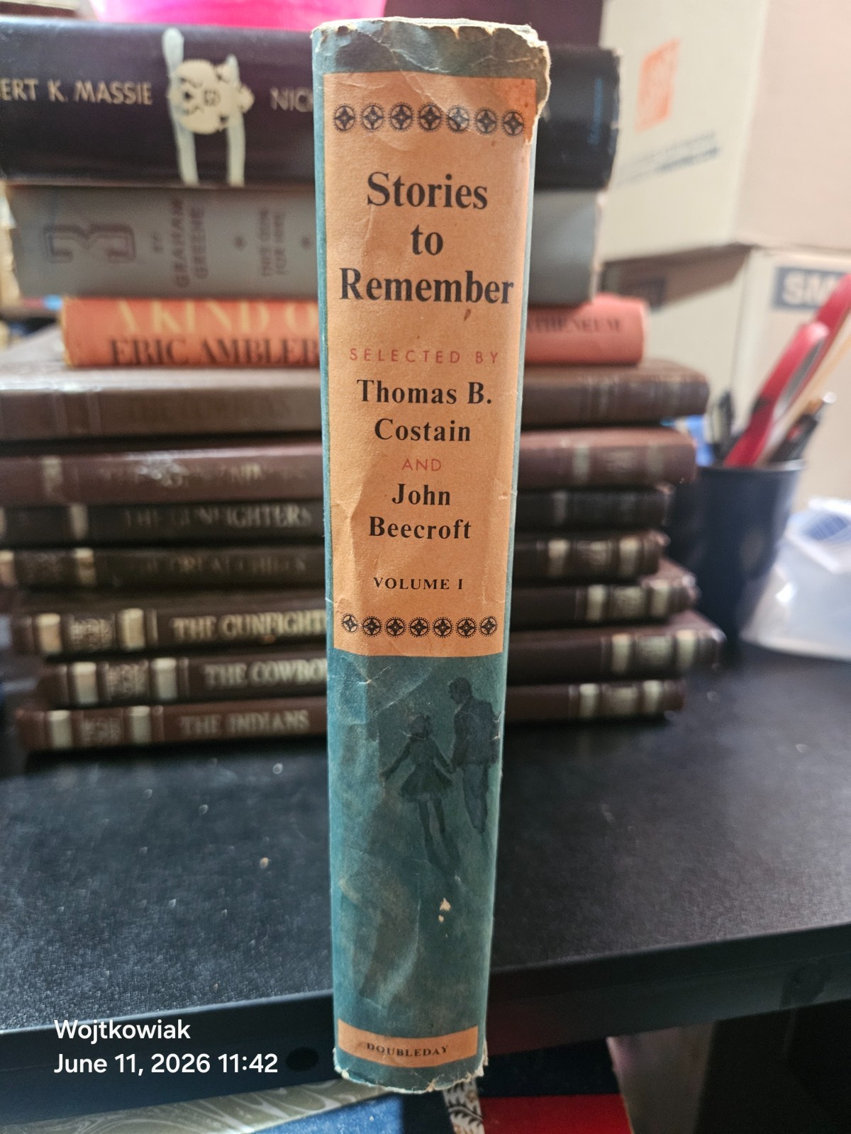35# Stories to Remember Costain Beecroft 1956 Doubleday Hardcover Book Club Ed