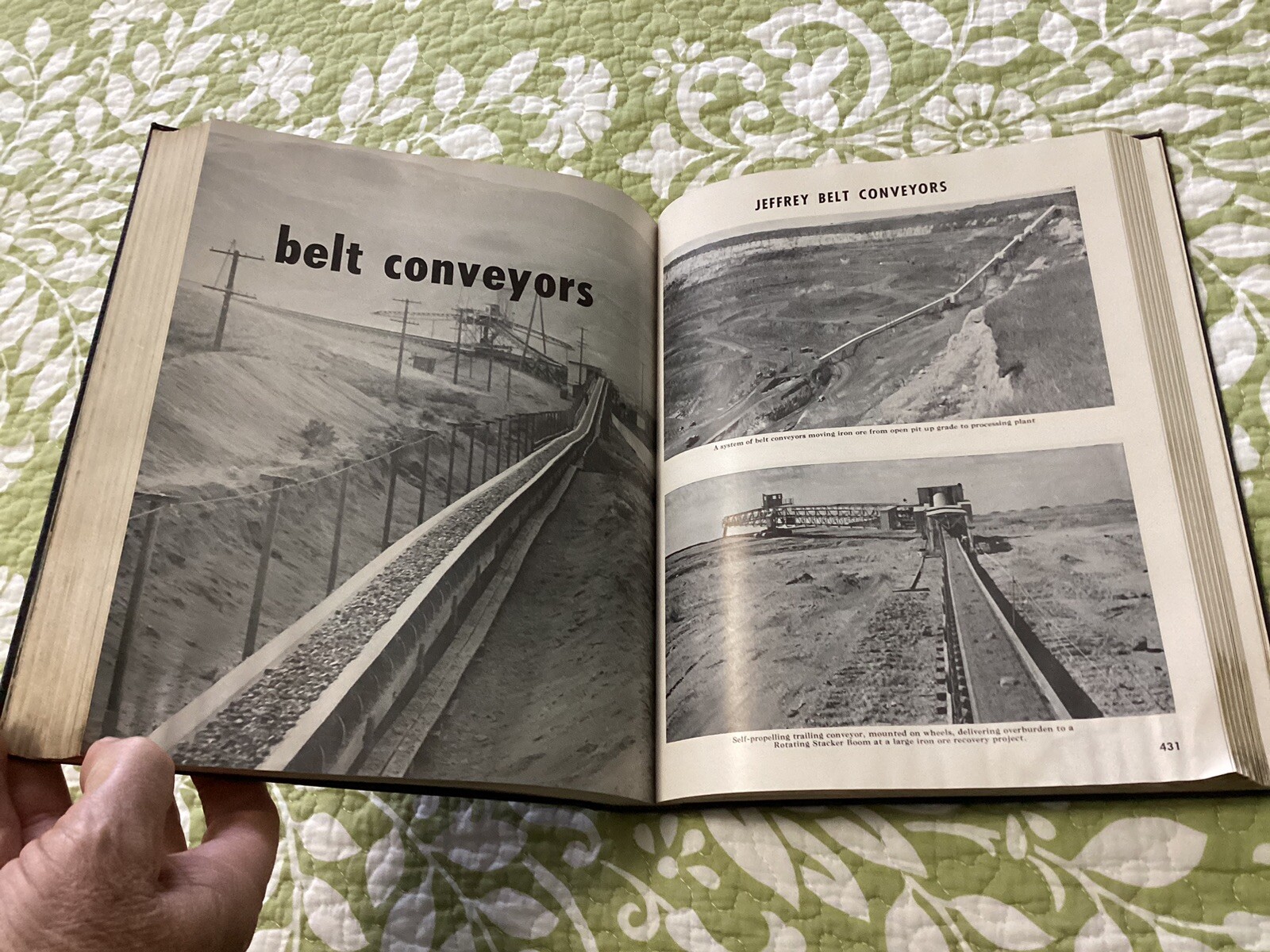 1952 Jeffrey Catalog 418 Chain Sprocket Elevating Mine Industry 656 Pages