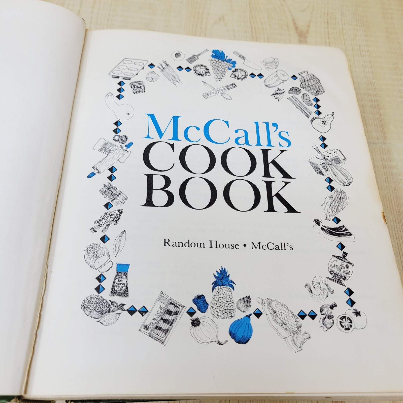 McCall’s Cook Book, 1963 Vintage Hardcover Green 5th Printing Random House