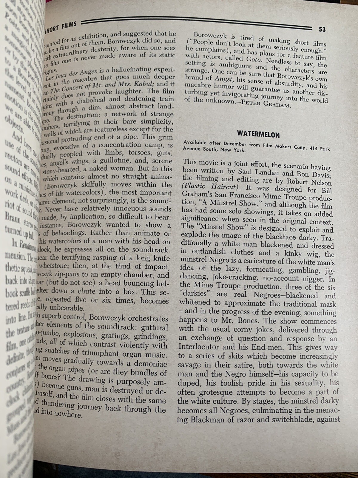 Film Quarterly – 1966 – Winter – Spring – La Jetee – Frankenheimer – Fellini