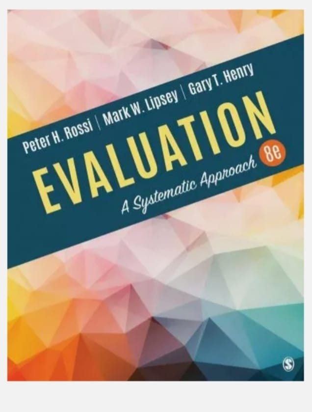 Evaluation: A Systematic Approach 8th Edition (Paperback)