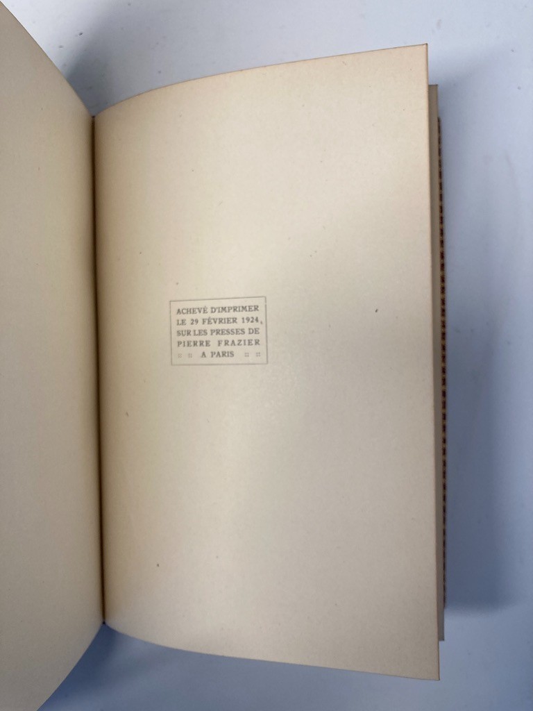 1924 Tristan et Iseut Joseph Bédier Fine Leather Binding Hachette London Pollen