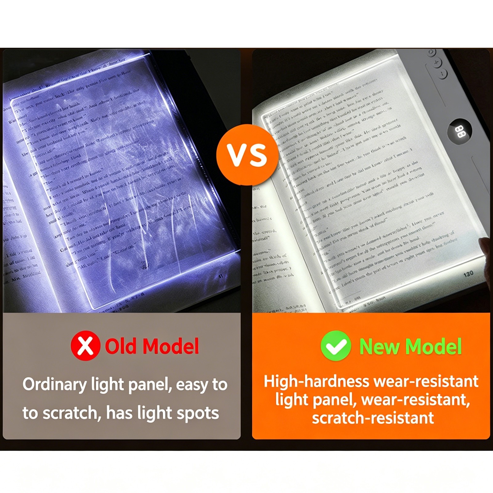 LED Book Reading Light & Night Light 2-in-1 | USB Rechargeable | 3 Color Modes