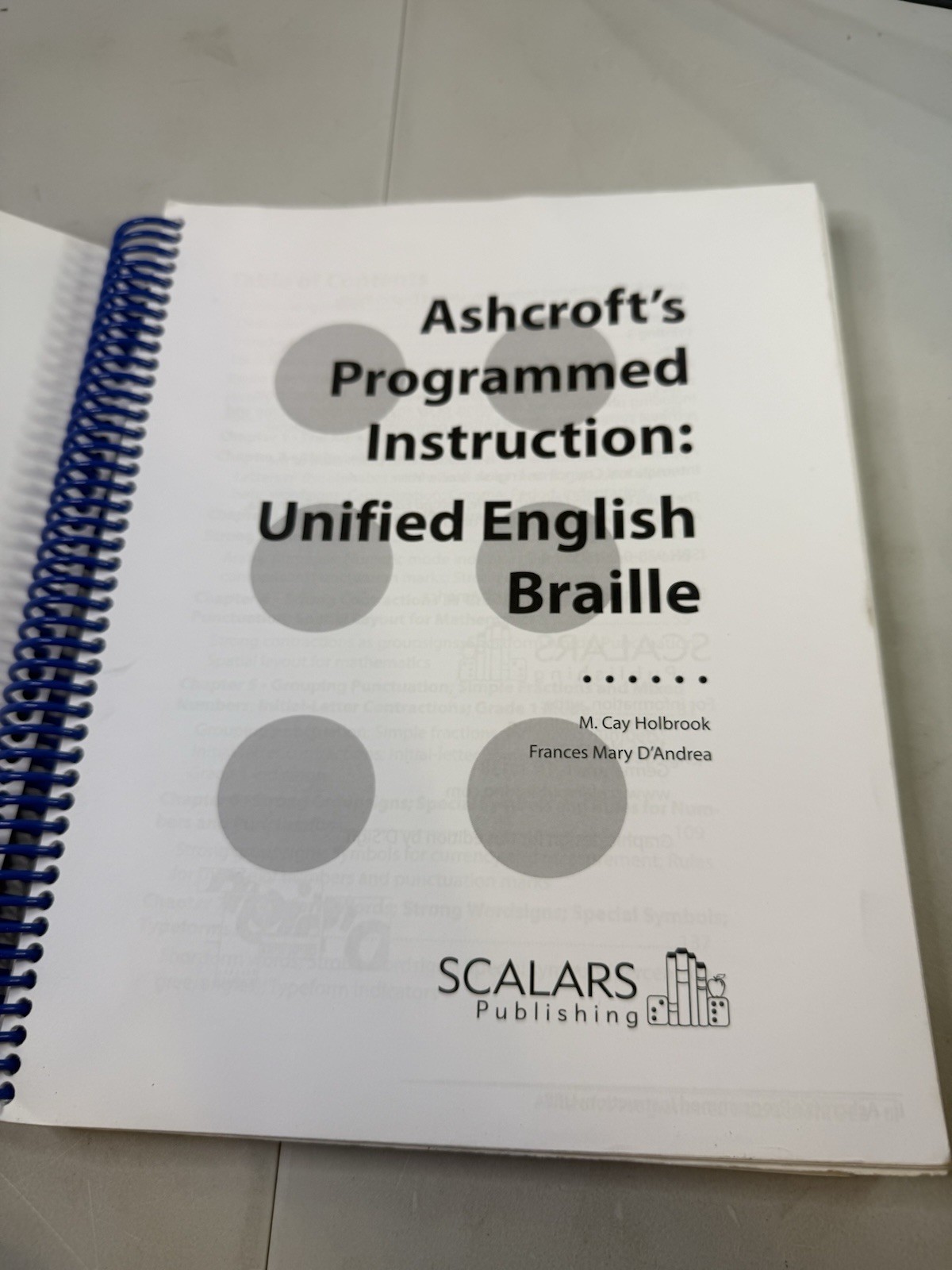 Ashcroft’s Programmed Instruction: Unified English Braille- Updated And Revised