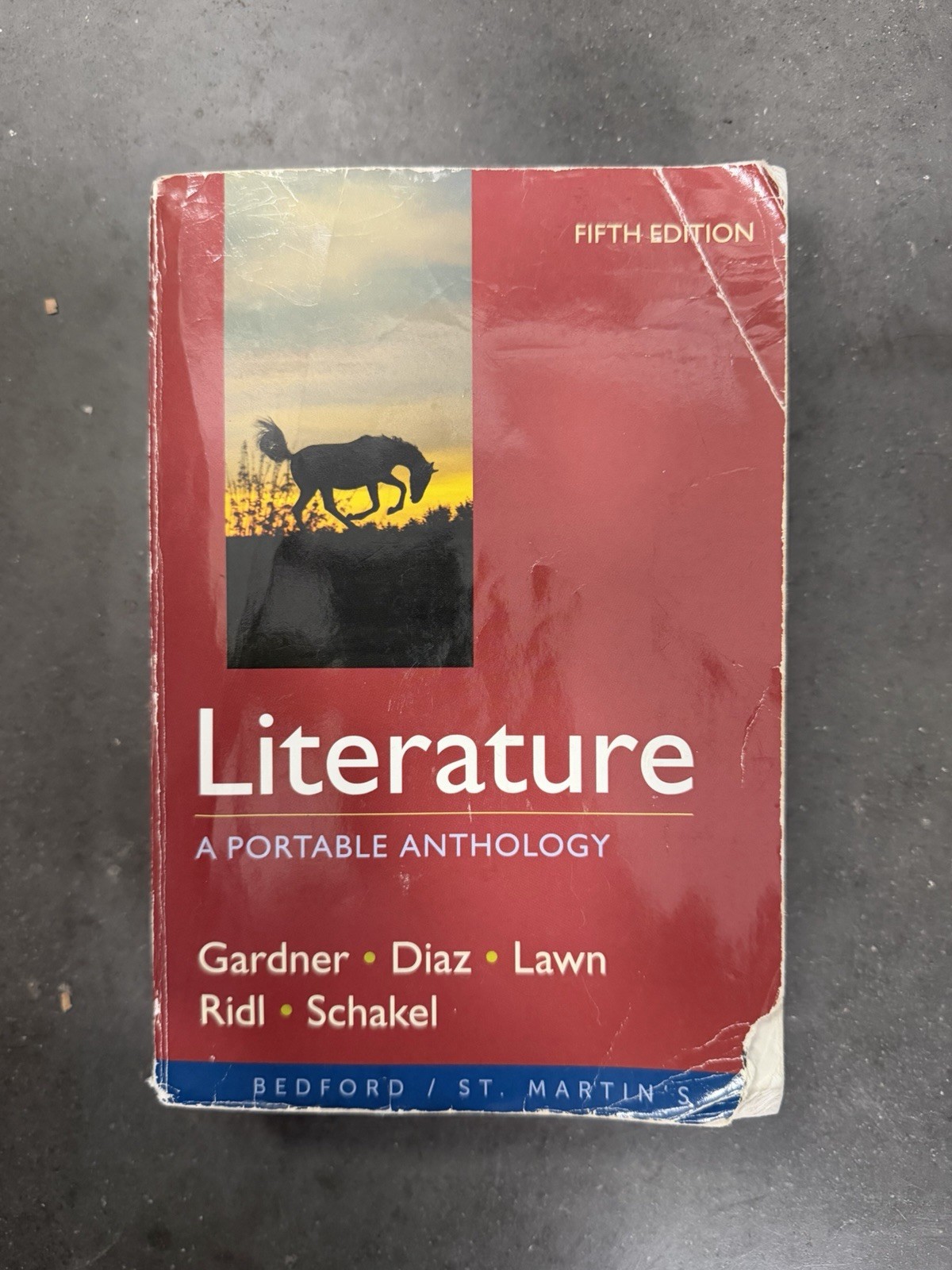 Literature: A Portable Anthology, Gardner, Janet,Diaz, Joanne,Lawn, Beverly,Ridl