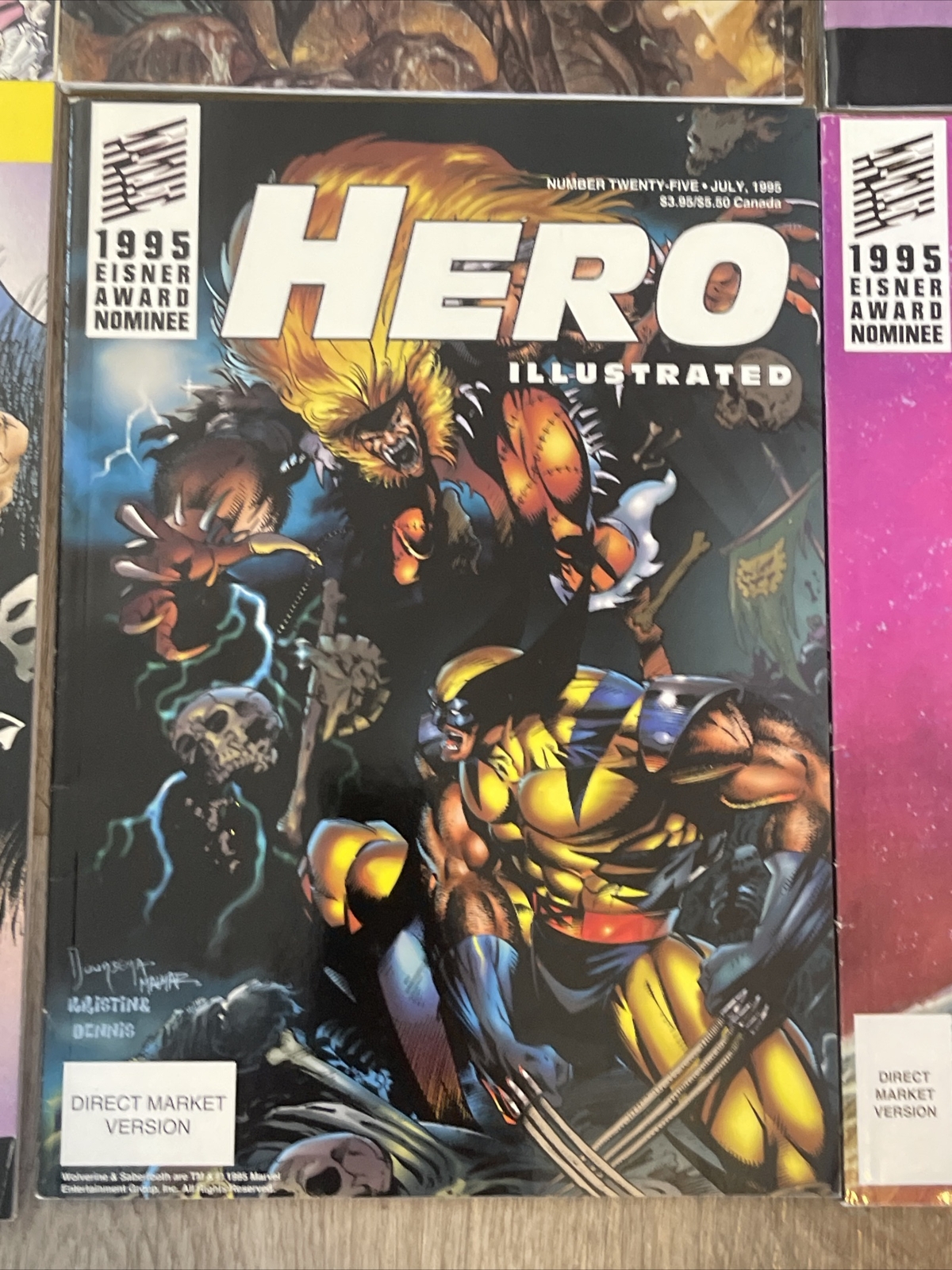 Vintage Lot Hero Illustrated Magazines Number 1 1993 1995 Rare HTF
