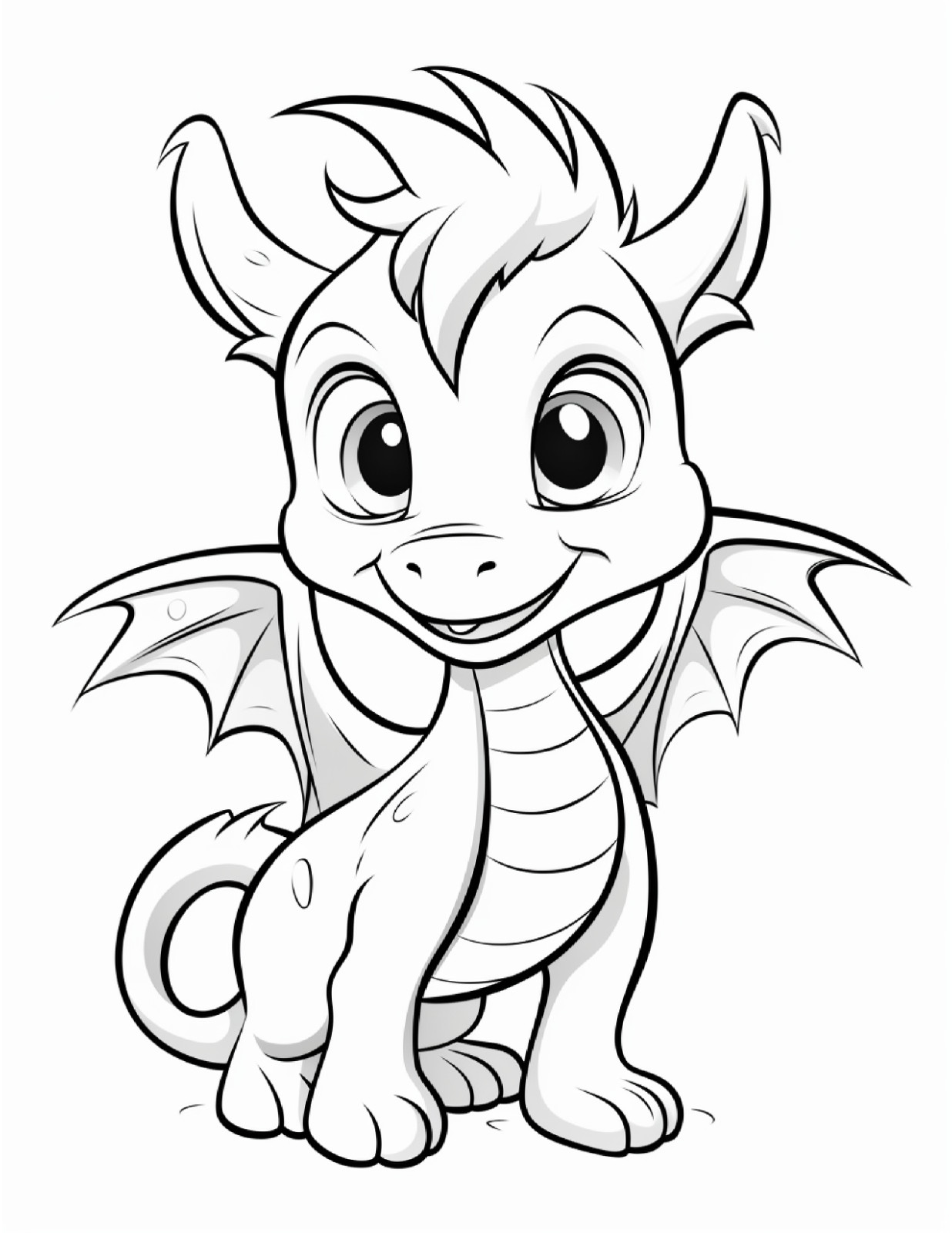Baby Dragons Coloringbook geat fun for everone and all ages