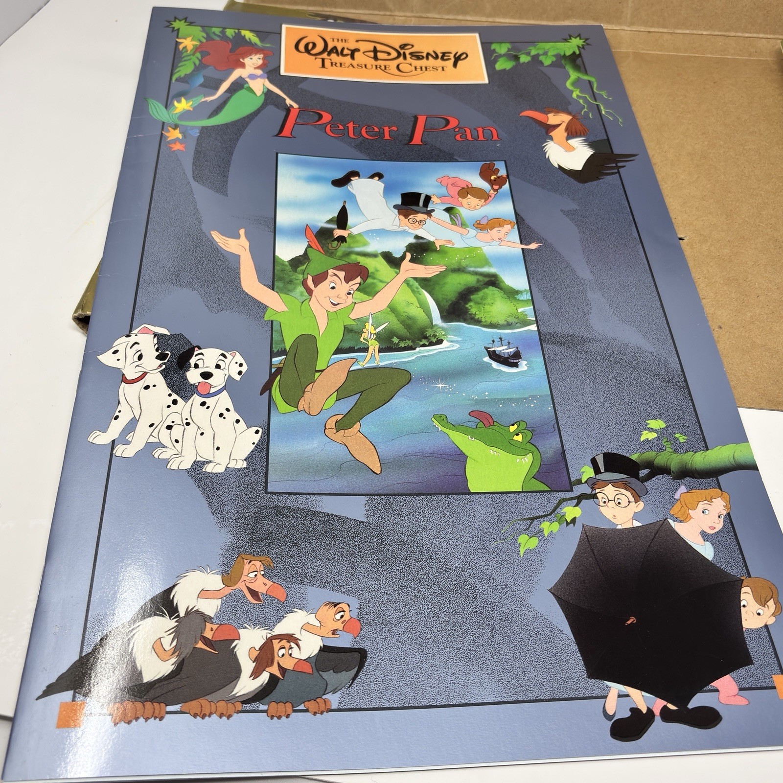 The Walt Disney-Treasure Chest ~5 Oversized Books ~1991 Vintage!