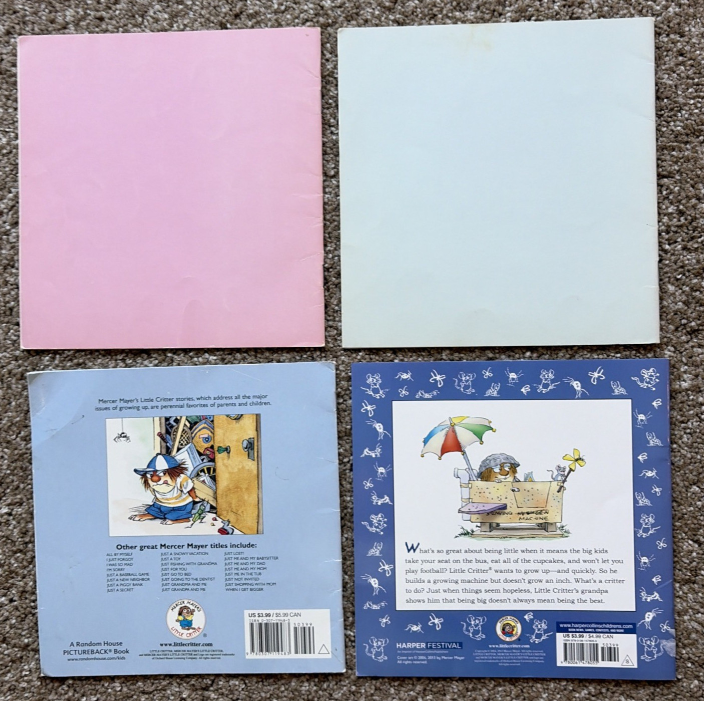 Lot 17 Mercer Mayer Little Critter Picture Story Books (1 HB) Vintage & Modern