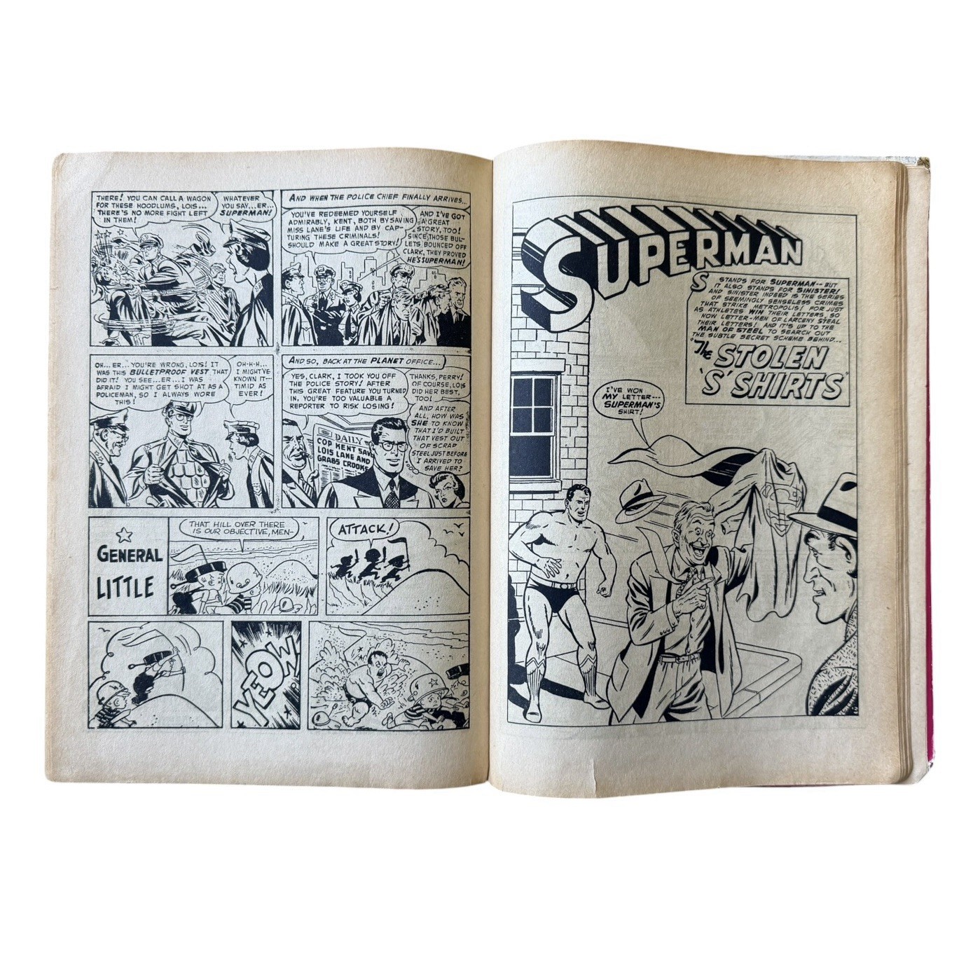Vintage 1957–58 Superman Adventure Book Annual Atlas Publishing UK 160 Pages