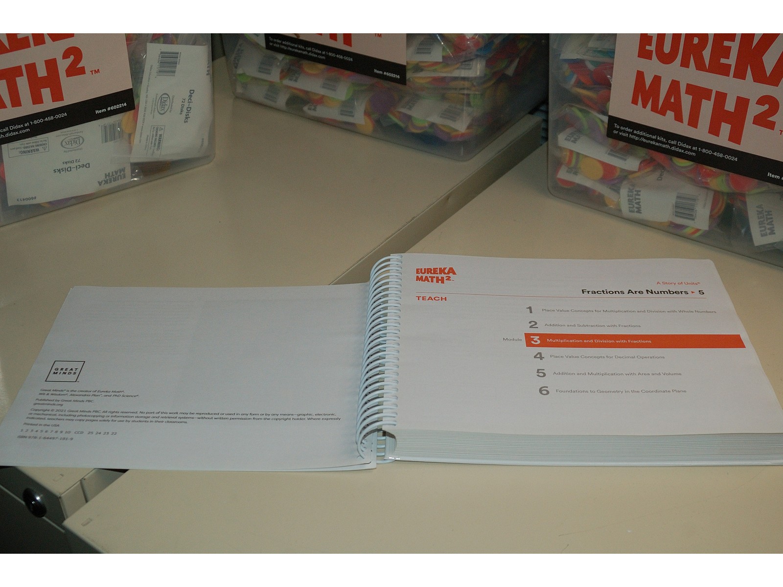 Eureka Math² Squared Grade 5 Module 3 Teacher Book – Weight: 39 oz.
