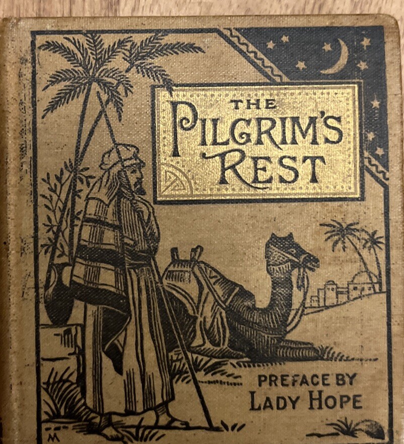 The Pilgrims Rest Antique Illustrated Mini Pray book Lady Hope 3” Hardback