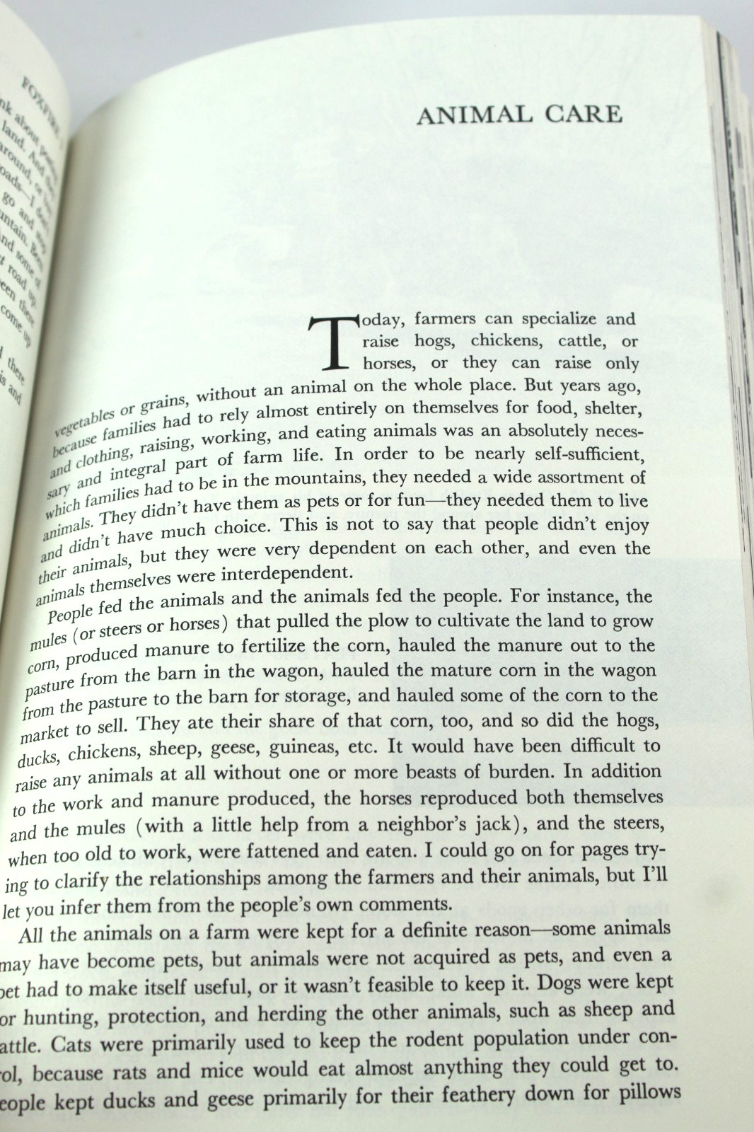 Foxfire 3 Nature Survival Paperback Book 512 Pages Anchor Press/Doubleday 1975