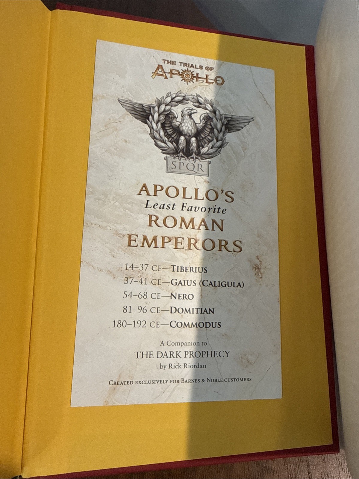 The Trials of Apollo Hardcover 1-4 Book Set Rick Riordan 1st Ed 2 B&N Exclusive
