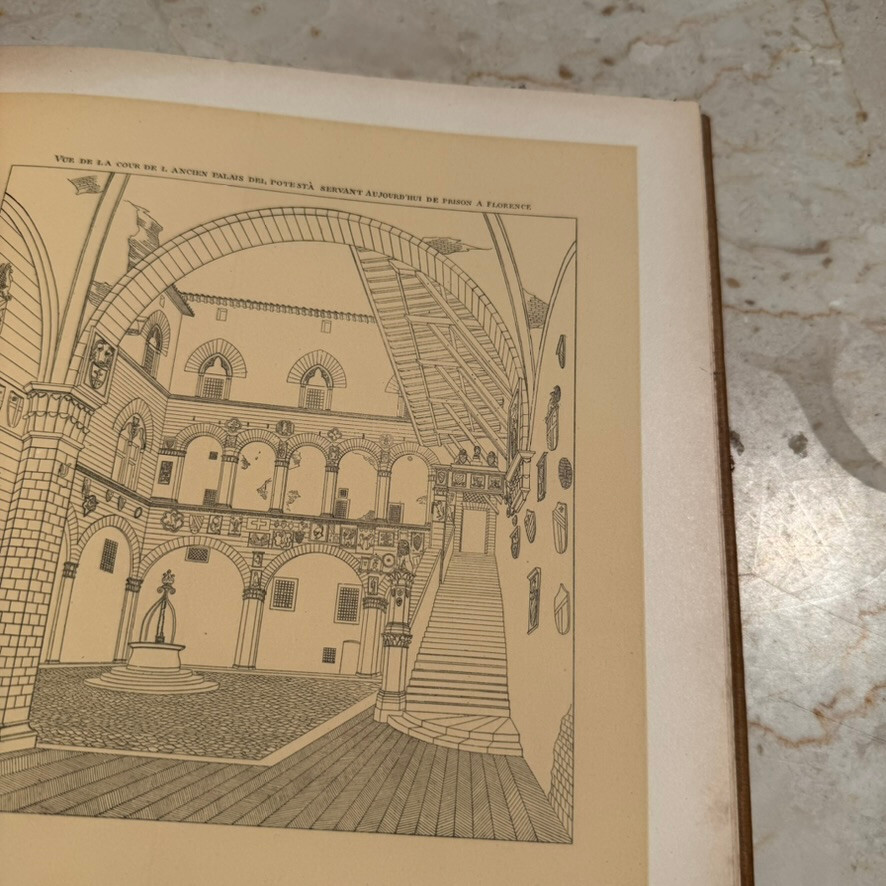 John V. VAN PELT / Architecture Toscane 1923, Pencil Point Press
