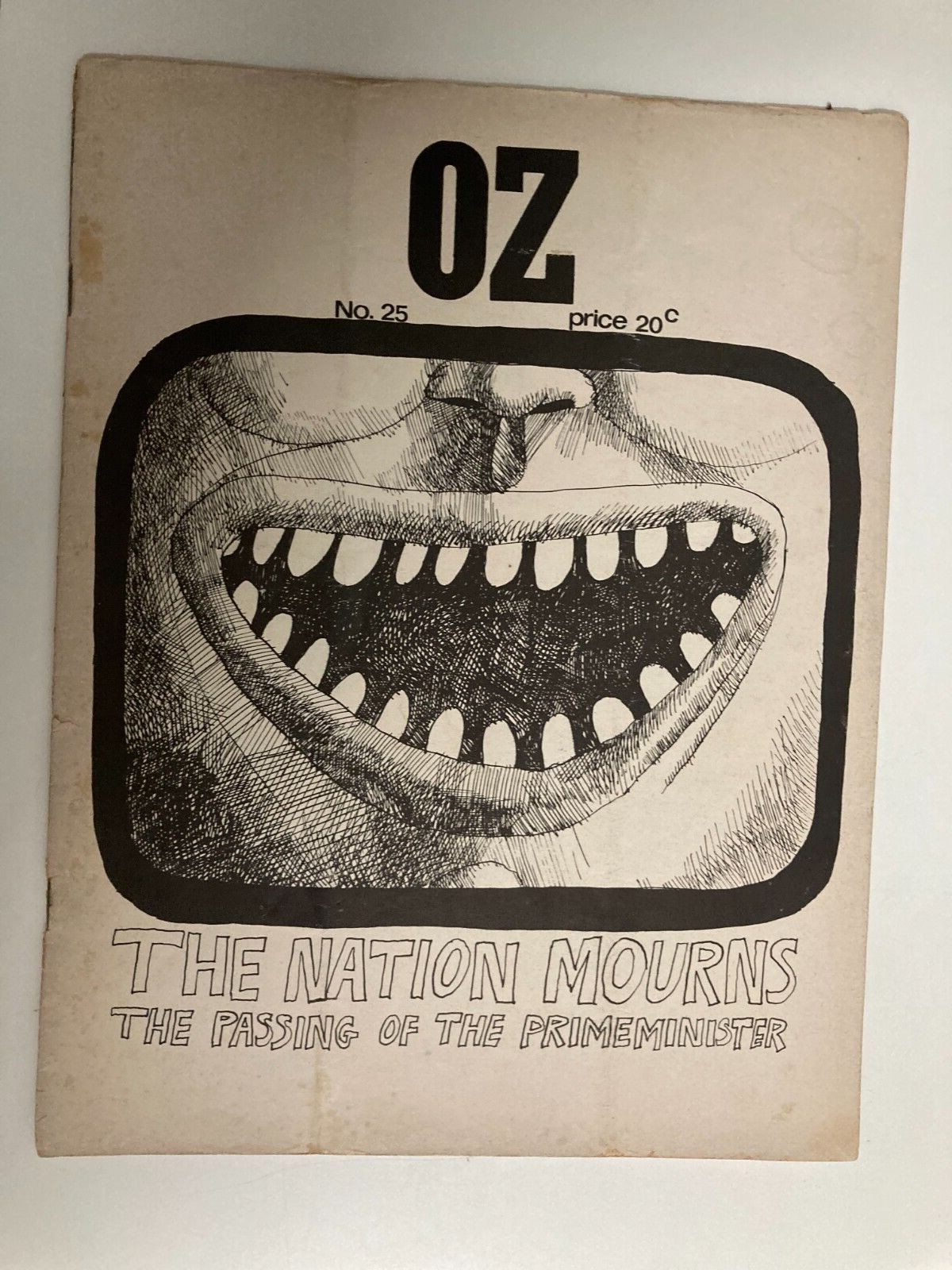 RARE Vintage OZ Magazine (Australia) issue No. 25 January 1966
