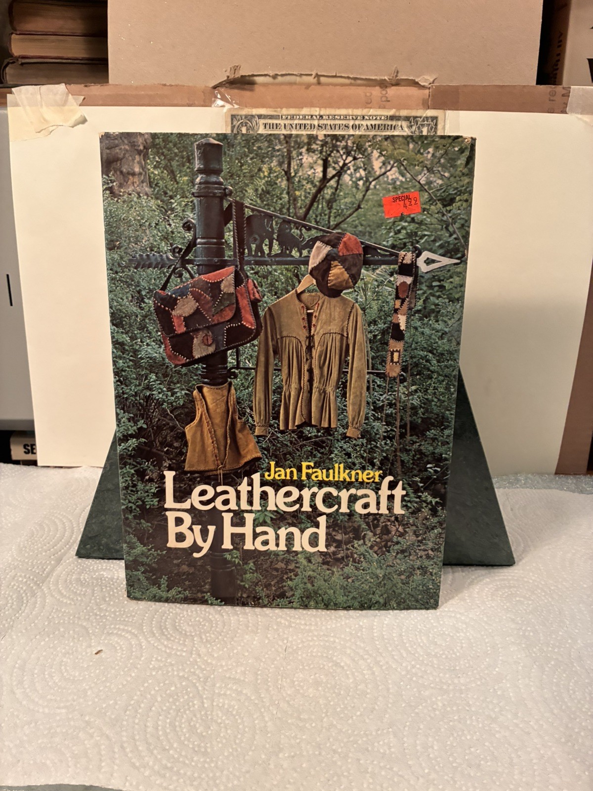 Rare Leathercraft By Hand Jan Faulkner 1973 Vintage Leather Sewing Craft Book