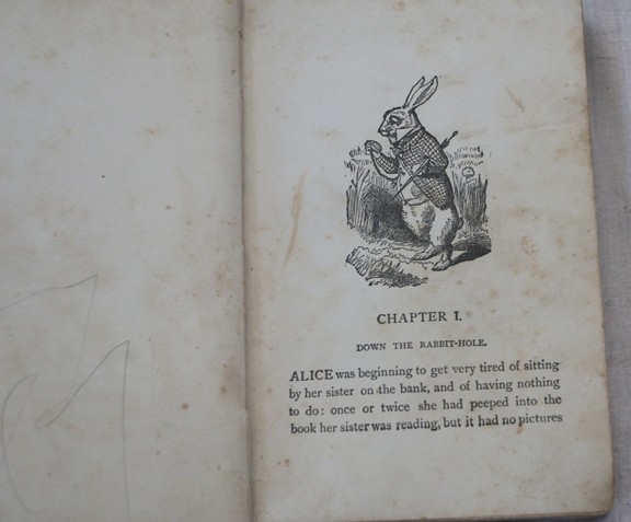 Scarce Antique Alice’s Adventures in Wonderland, Illust John Tenniel, 1893