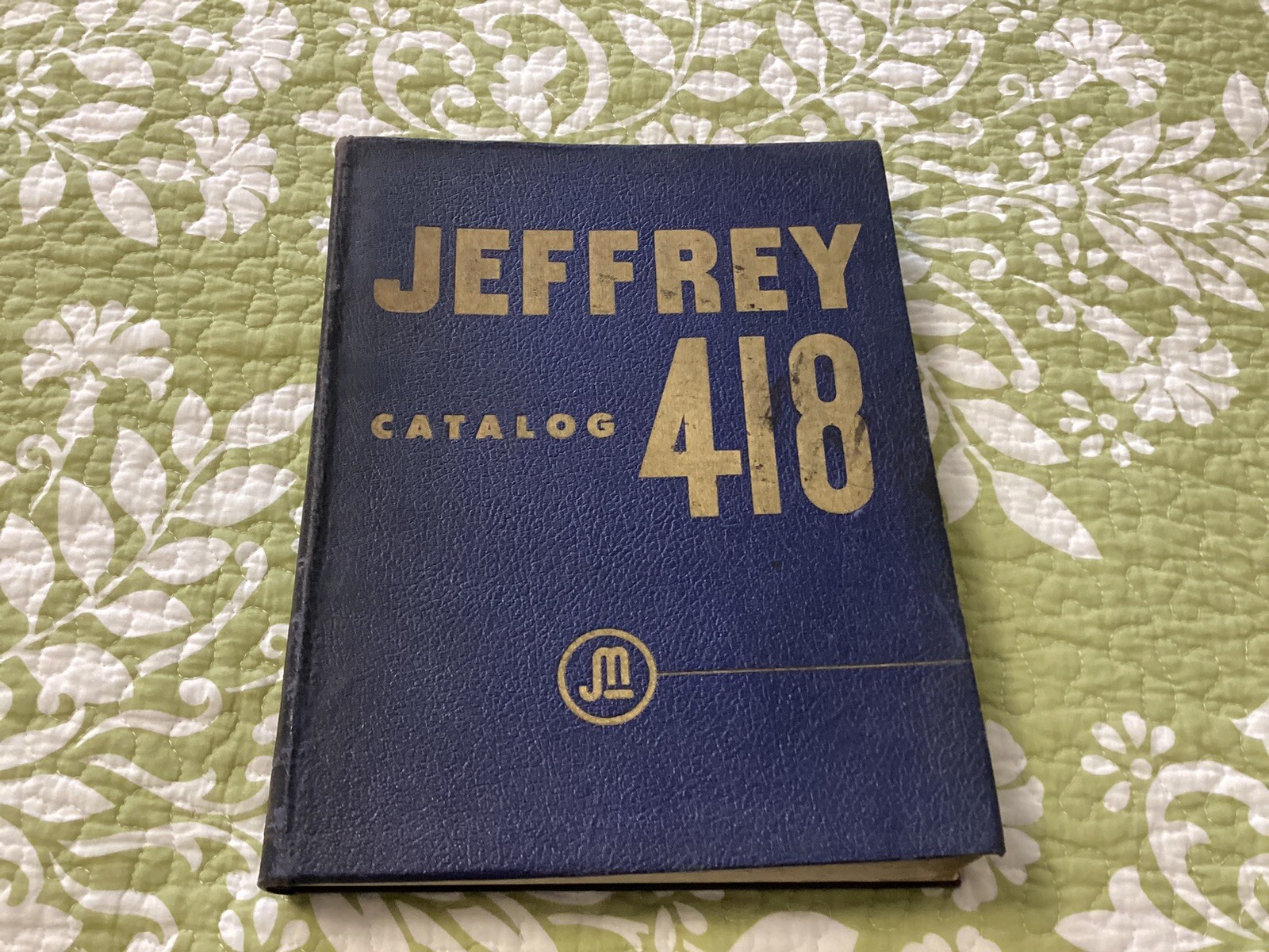 1952 Jeffrey Catalog 418 Chain Sprocket Elevating Mine Industry 656 Pages