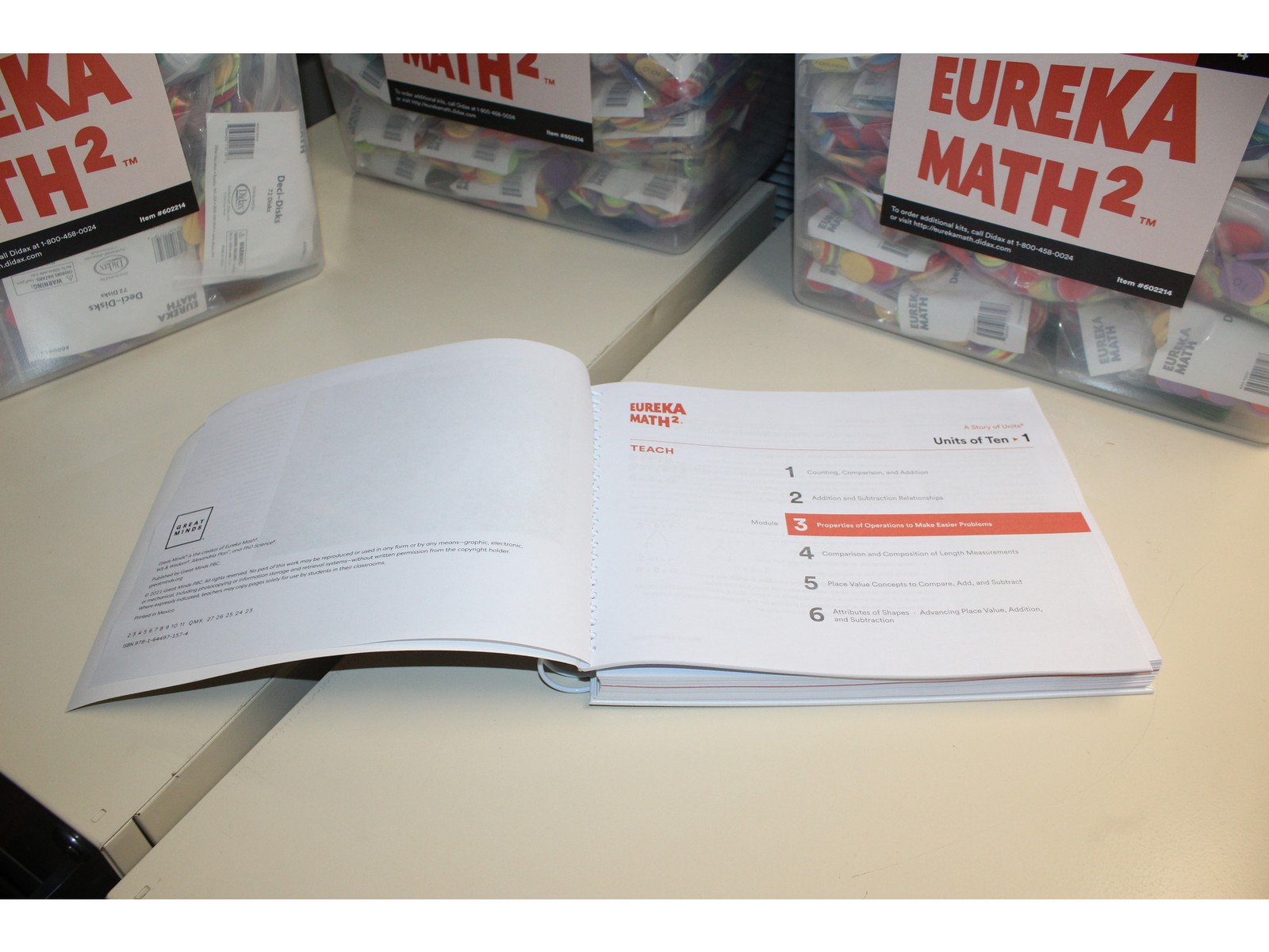 Eureka Math² Squared Grade 1 Module 3 Teacher Book – Weight: 40 oz.