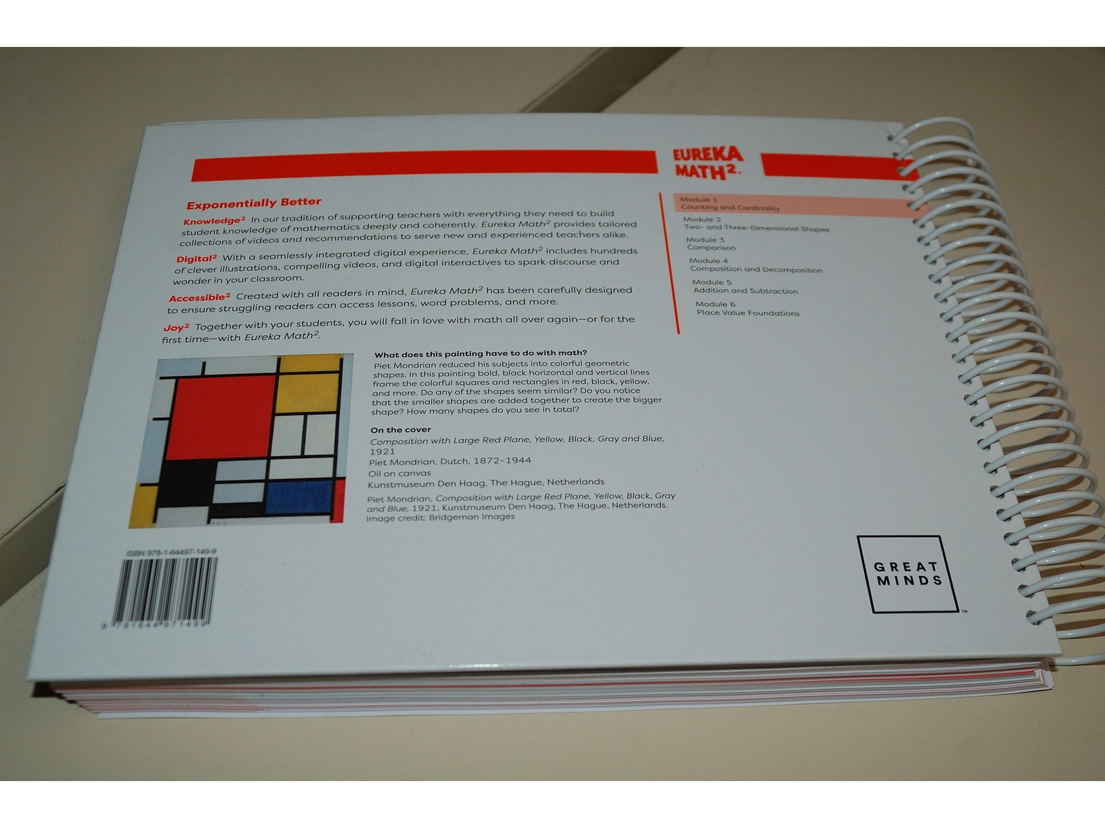 Eureka Math² Squared Kindergarten Module 1 Teacher Book – Weight: 39 oz.