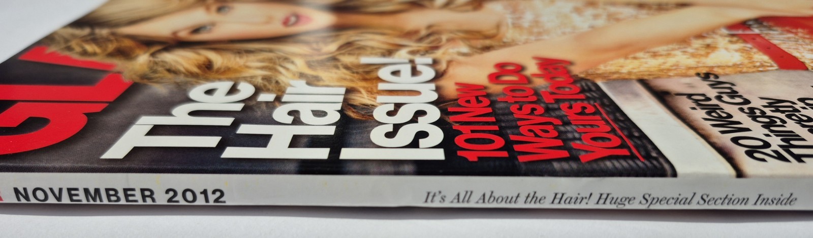 Glamour Magazine November 2012 Taylor Swift No Label Newsstand Red Lips VG+