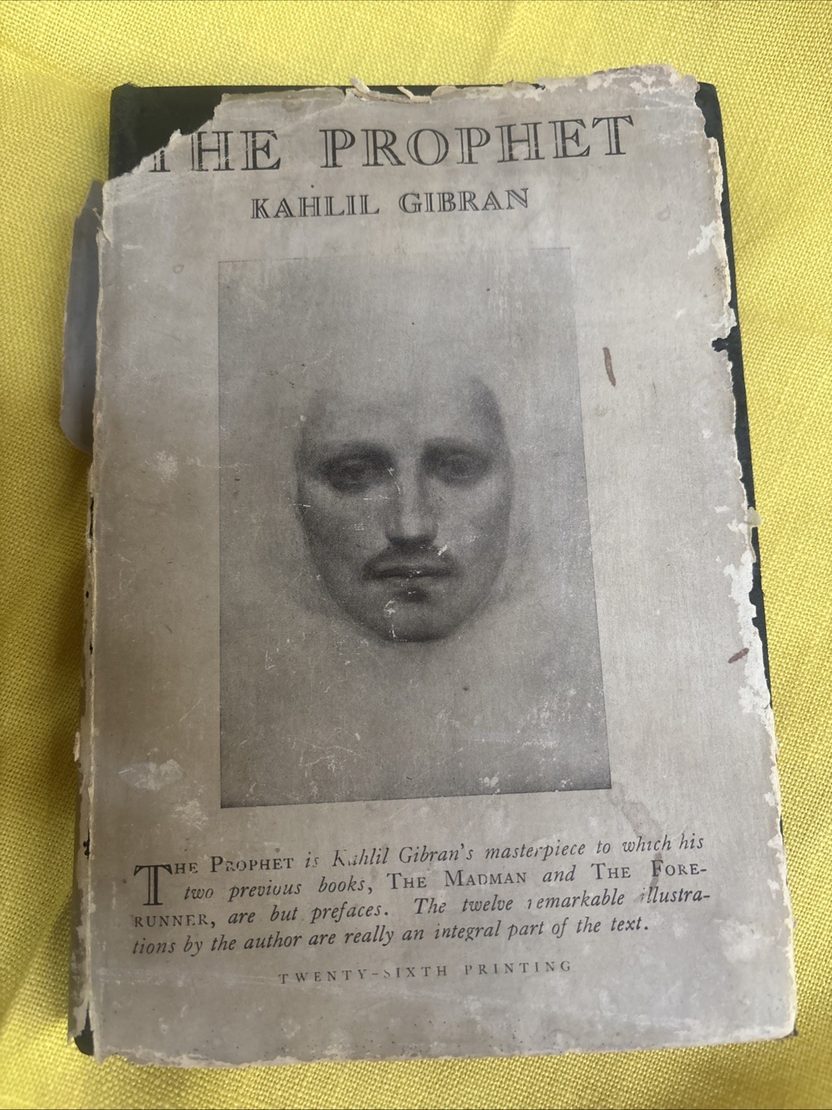 1931 edition The Prophet by Kahlil Gibran, published by Alfred A. Knopf In NY