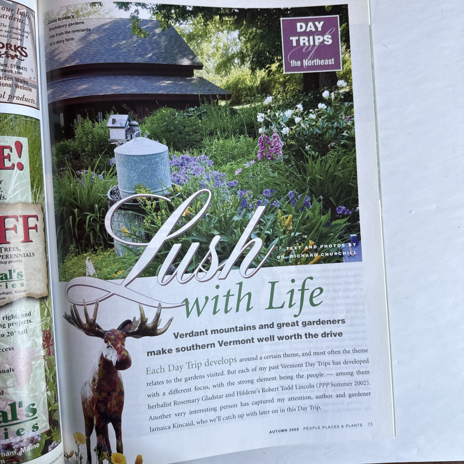 PEOPLE PLACES PLANTS – New England & New York Garden Magazine Autumn 2005 112 Pg
