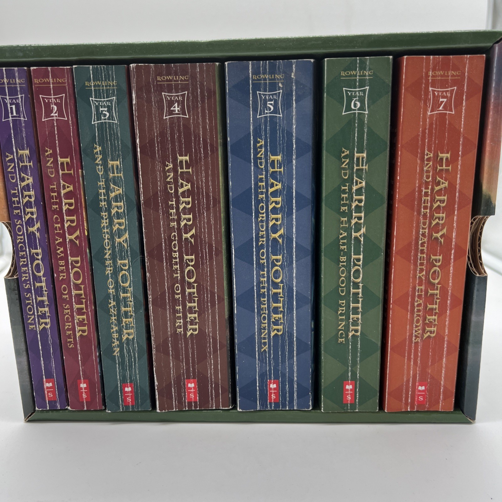 Harry Potter Paperback Boxset #1-7 by J. K. Rowling, See Description & Photos