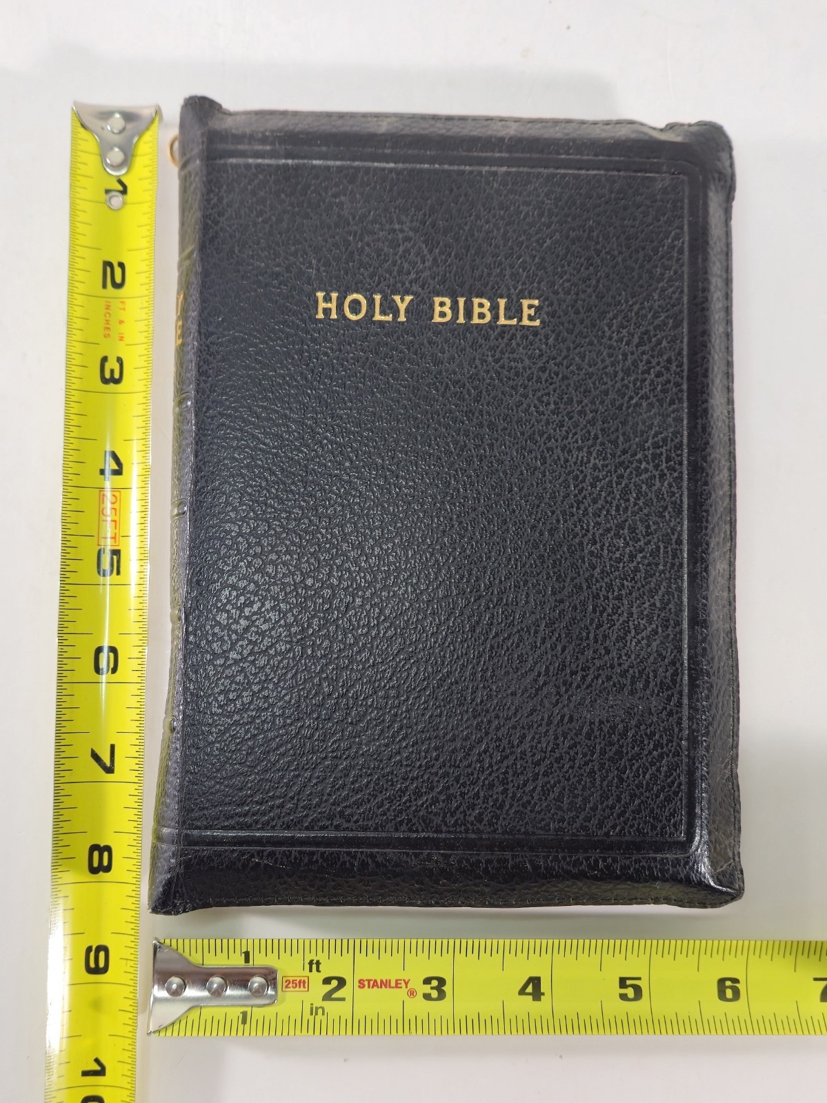 Holy Bible King James Version 1611 American Bible Society 1954 Zippered Closure