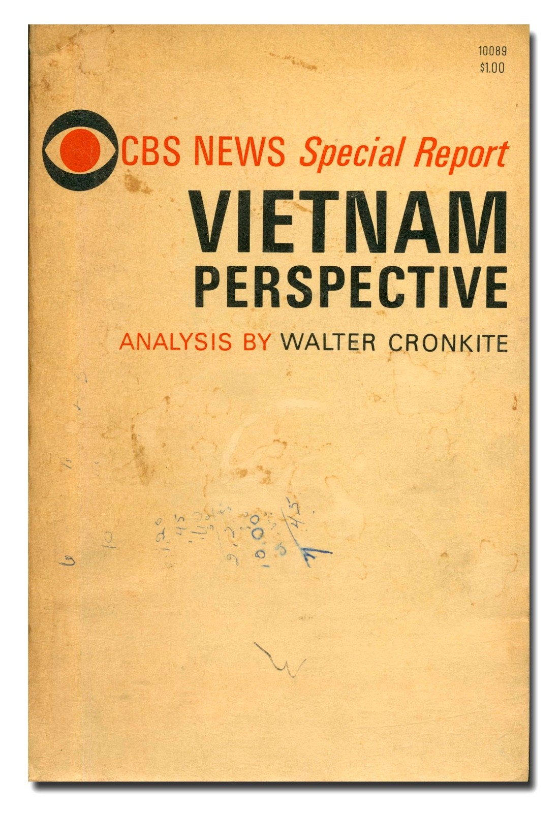 Walter Cronkite – CBS News Special Report: Vietnam Perspective PB 1965 VN