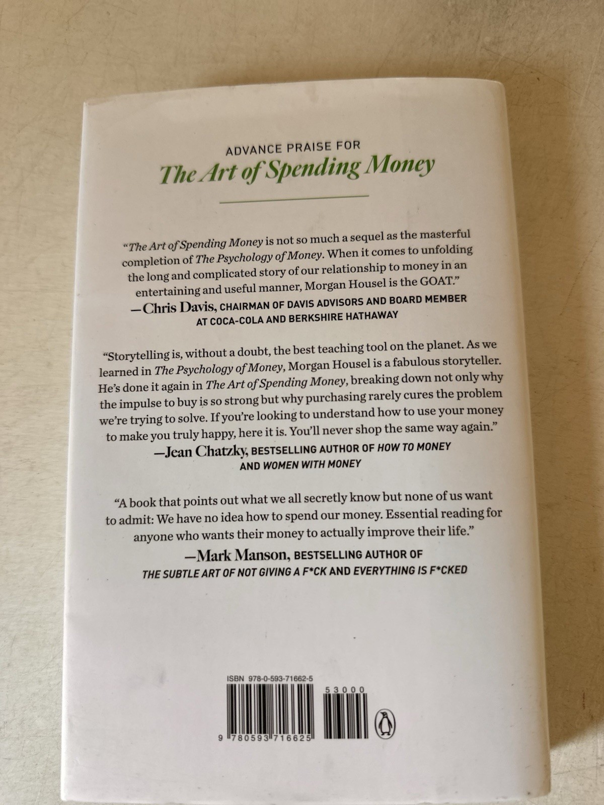 The Art of Spending Money: Simple – Hardcover, by Housel Morgan