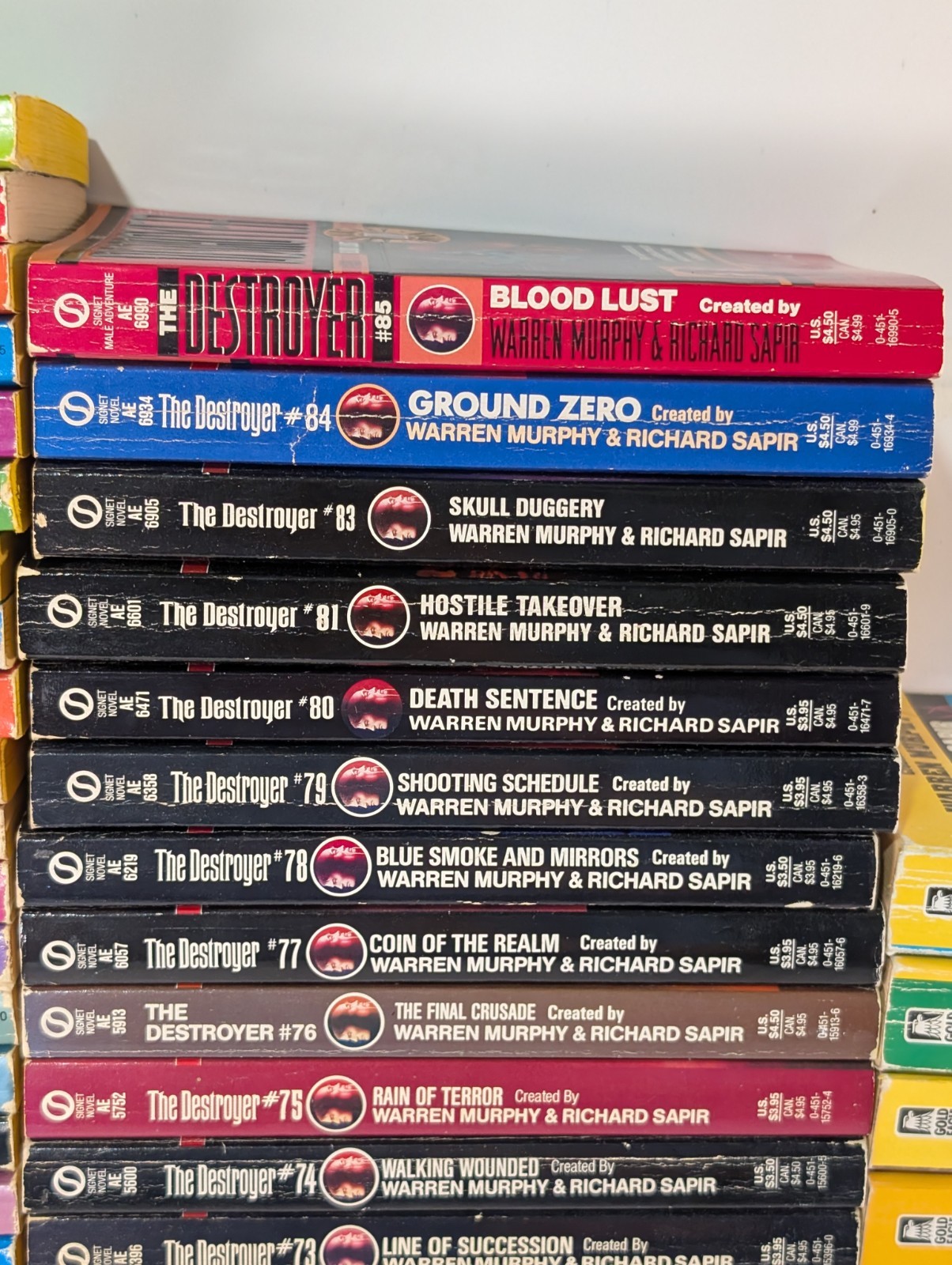 The Destroyer Series Lot 113 Books Warren Murphy Richard Sapir Remo Williams