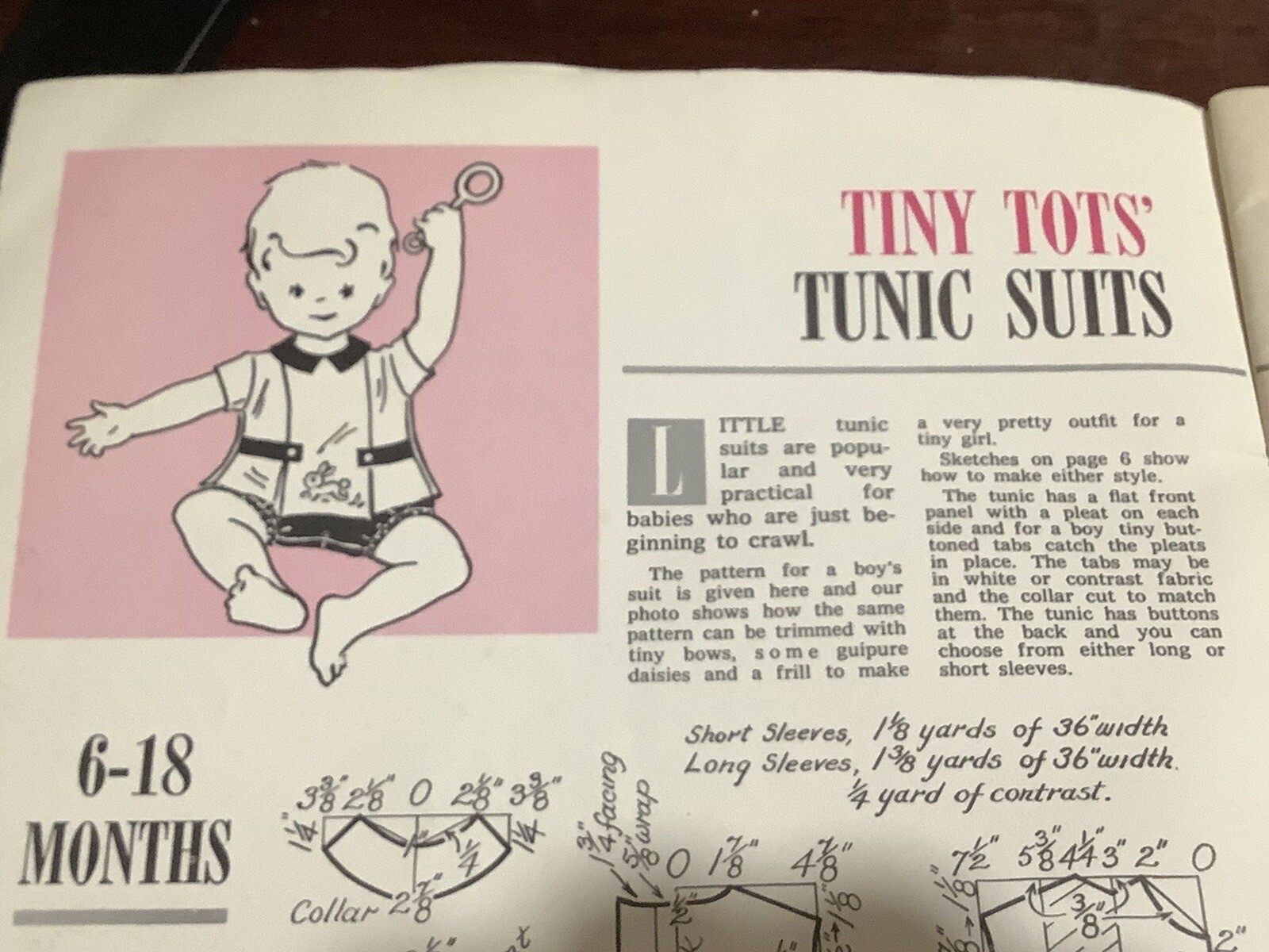 Boy & Girls Under 5 Years Fashion Pattern & Instructions Book By Enid Gilchrist