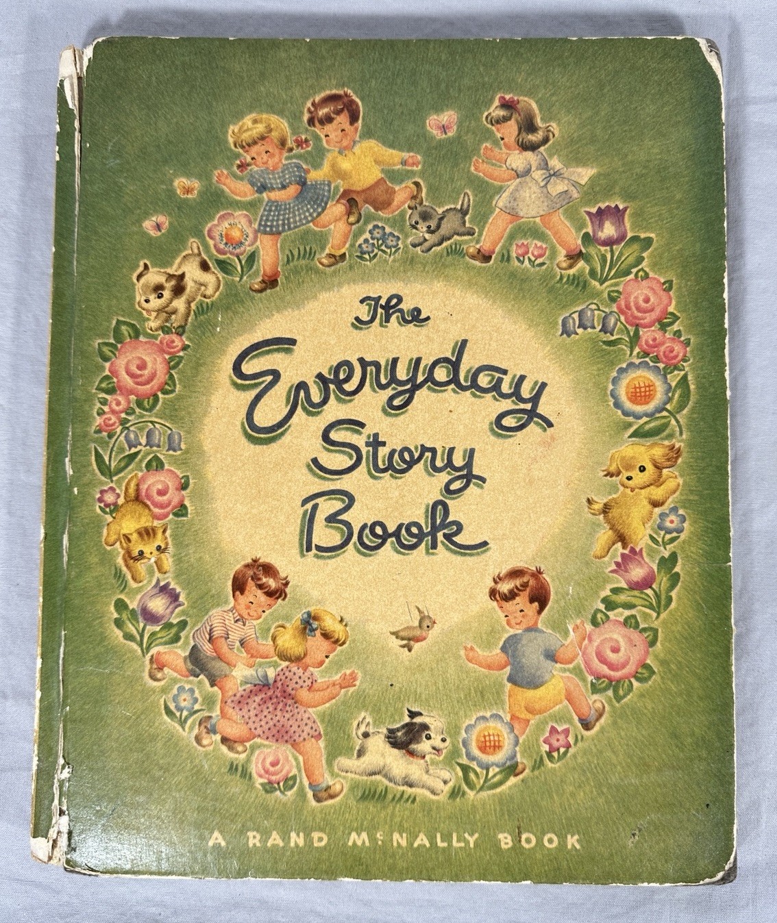 Vintage 1948 The Everyday Story Book Rand McNally Illustrated Children’s Book