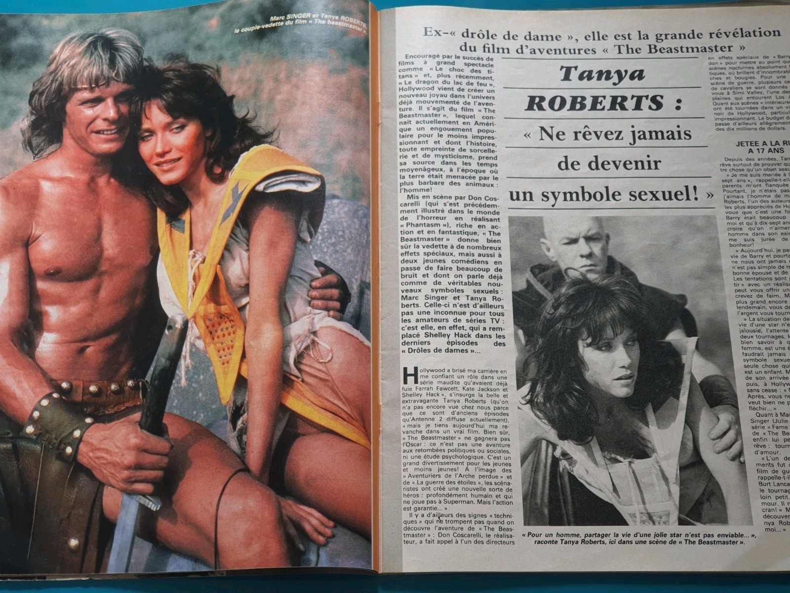 CINE REVUE 1983 SUPERMAN CHRISTOPHER REEVE TANYA ROBERTS BALSAM STALLONE GERE