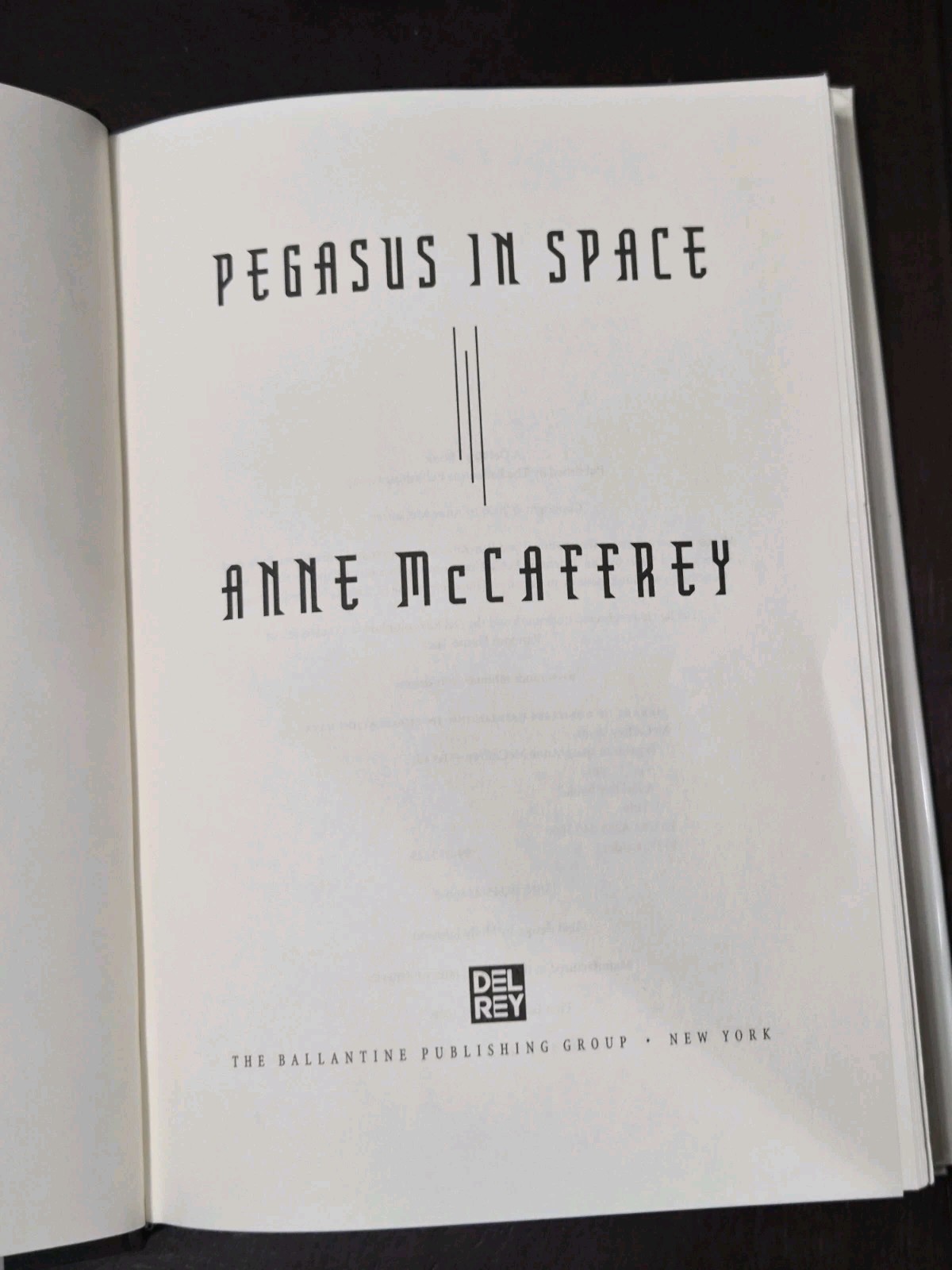 Anne McCaffrey Pegasus Talents Trilogy 3 Book Set 1st Print HCDDJ LN 1990-2000
