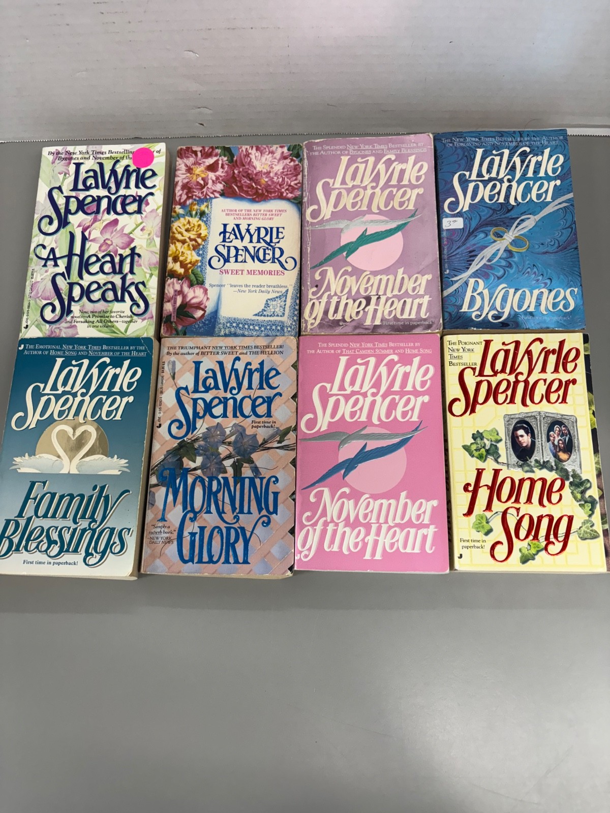 Lavyrle Spencer Lot of 8 Paperbacks (See Photos for Titles)