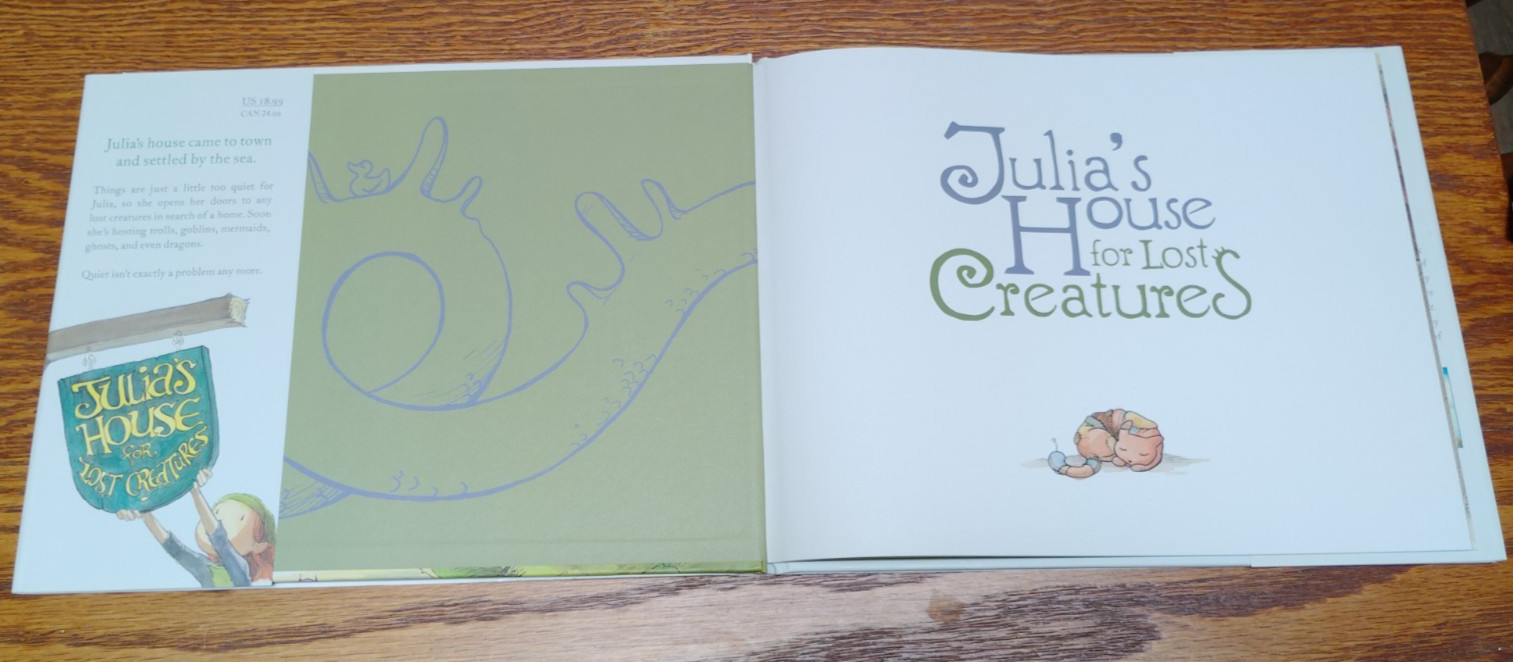 NEW Julia’s House for Lost Creatures Ben Hatke Hardcover w Dustjacket 1st Ed